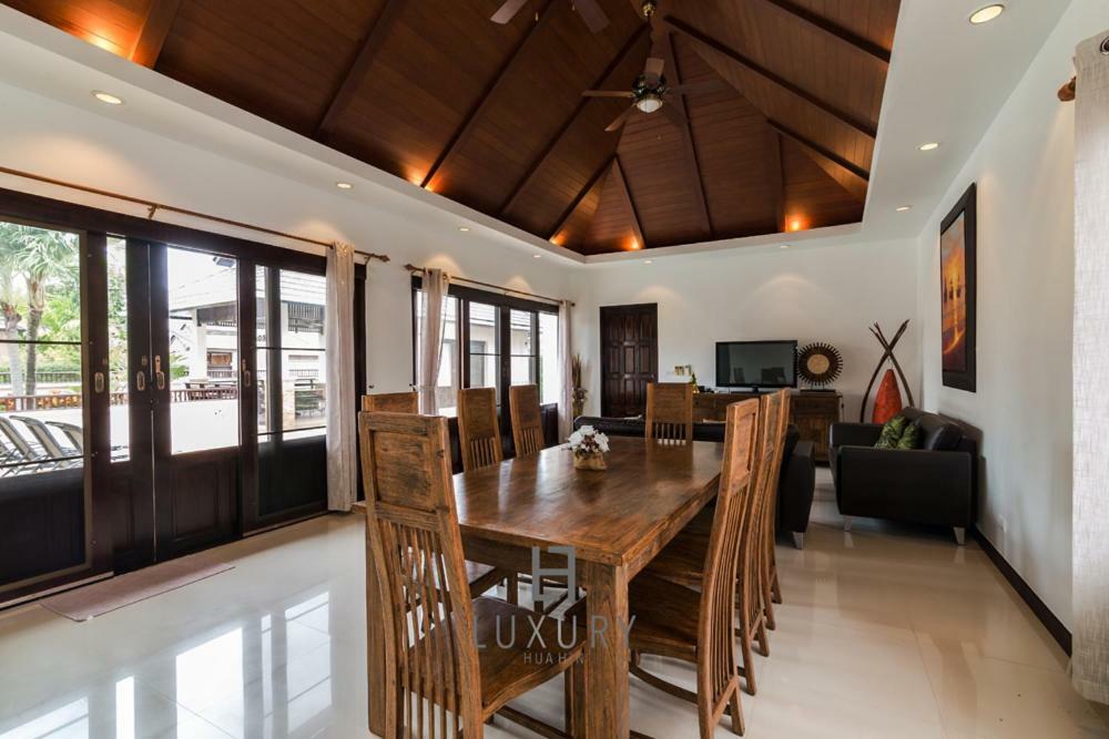 4 Bedroom Private Bali Style Villa Hh6 Hua Hin Exterior foto